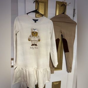Girls polo outfit